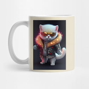 Cute Space Cat - Anime Art design Mug